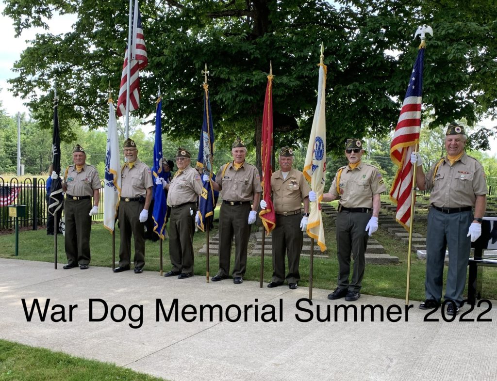 War Dog Memorial, South Lyons, Summer 2022